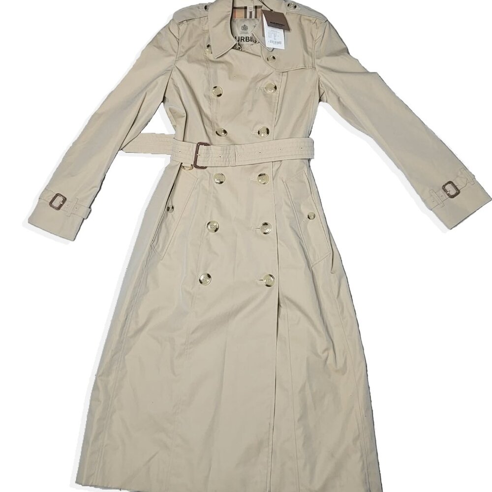 Burberry Trench Coat Chelsea UK 10 USA 8 IT 42 Heritage Long Length Honey